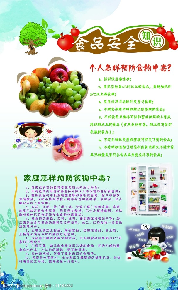 食品安全事故通报！重温校园食品安全20条应知应会！(图1)