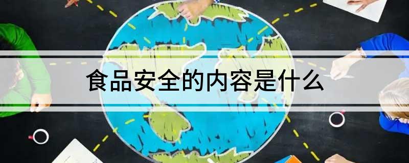 食品安全的内容是什么(图1)